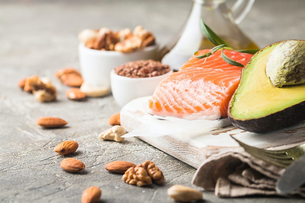 Healthy fats in nutrition.